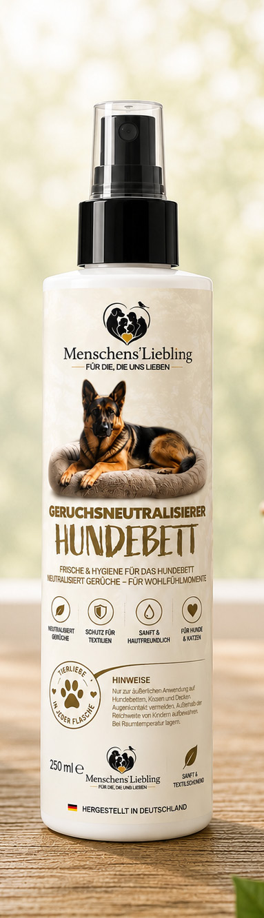 Sprühflasche Geruchsneutralisierer Hundebett von Menschens Liebling